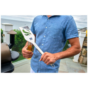 ECTQQNE2RT310B_6 jpg - Luxo Acessório Churrasco Grill 20 peças, Aço Inox Temómetro, CUISINART CGS 5020, Prateado