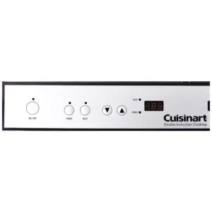 Cooktop Elétrico de Indução, com Queimador Duplo, 110V 1800W, CUISINART ICT 60P1, Preto
