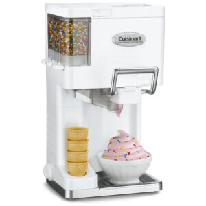ECTQQPG49F000B_0-2 jpg - Sorveteira Com Recipientes para Condimento e Casquinha, CUISINART ICE 45, Branco
