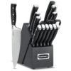 ECTQR112DP8B0B_0 jpg - Conjunto de Facas Cuisinart C77BTR15PBK em Aço Inoxidável com Bloco de Bancada Multinível, 15 Peças, Preta