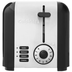 ECTQS2MQQT680B_1-3 jpg - Torradeira Elétrica 2 Fatias com Controle de Temperatura, Aço Inox, 900W, 110v, CUISINART CPT 320P1, Preto