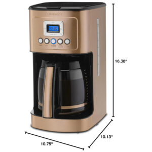 ECTQSAF600N10B_3 jpg - Cafeteira Elétrica Programável Programável de 14 Xícaras Tom de Alerta Pronto LCD Retro Iluminado, CUISINART DCC 3200CP, Dorado