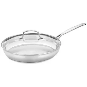 ECTQSEE4GHL10B_1 jpg - Conjunto de Panelas e Frigideiras de Aço Inoxidável, 17 Peças, CUISINART 77 17N, Prateado