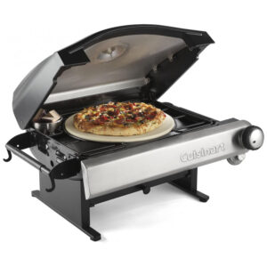 ECTQST2GHGM00B_5-1 jpg - Forno de Pizza a Gás Portátil 15000BTU, CUISINART CPO 600, Prateado