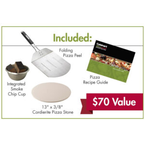 ECTQST2GHGM00B_8-1 jpg - Forno de Pizza a Gás Portátil 15000BTU, CUISINART CPO 600, Prateado