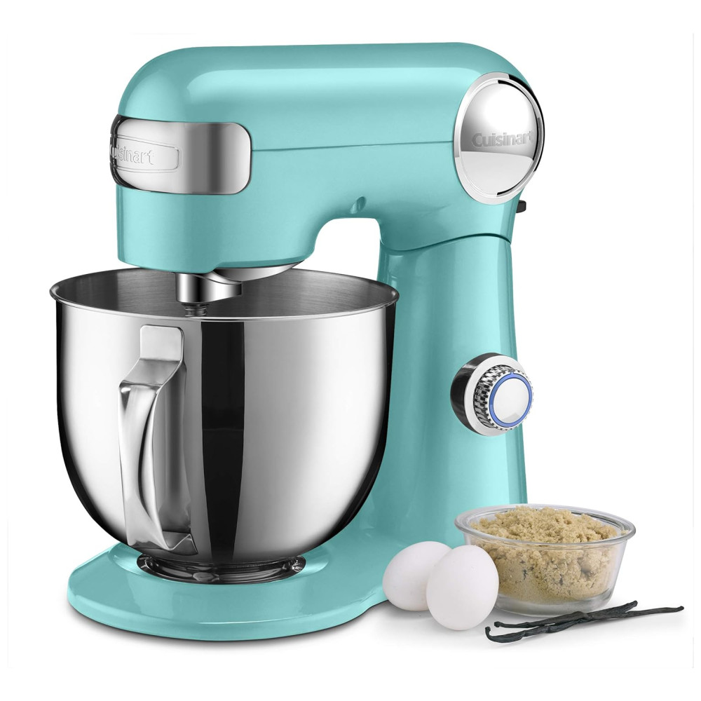 ECTQSXPMPM470B_2-1 jpg - Batedeira 12 Velocidades 500W Turquesa, 110v, CUISINART SM 50TQ, Azul turquesa