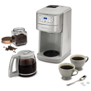 ECTQT8N8TNZC0B_3-2 jpg - Cafeteira Automática em Aço Inoxidável para 12 Xícaras com Desligamento Automático e Autolimpeza, 110V 1800W, Cuisinart, Prata
