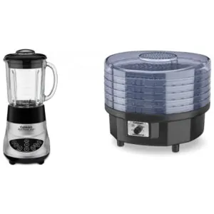 ECTQT8RR8D4C0B_0 jpg - Liquidificador de Bancada BFP703BC e Desidratadora de Alimentos DHR20P1, Cuisinart, Prata