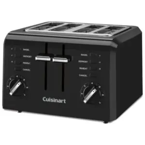 ECTQU28P52D00B_1 jpg - Torradeira, com 4 fatias, 900W, preta, 110v, CUISINART CPT 142BK, Preto