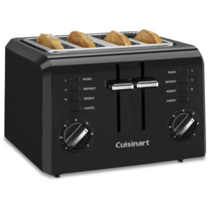 ECTQU28P52D00B_6 jpg - Torradeira, com 4 fatias, 900W, preta, 110v, CUISINART CPT 142BK, Preto