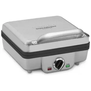 ECTQUBE6TQE00B_0 jpg - Máquina de fle Belga 4 Fatias 6 Configurações Aço Inoxidável, 110v, CUISINART WAF 300P1, Prateado