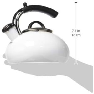 ECTQUH78UAN00B_2 jpg - Chaleira 2 Litros Em Aço Inoxidável Alça Ergonômica Lavadora de Pratos Cor Branca, CUISINART CTK EOS15W, Branco