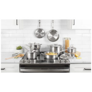 ECTQUWZQK7000B_2-3 jpg - Conjunto de Panelas e Frigideiras de Triplo Aço Inoxidável, 12 Peças, CUISINART MCP 12N, Prateado