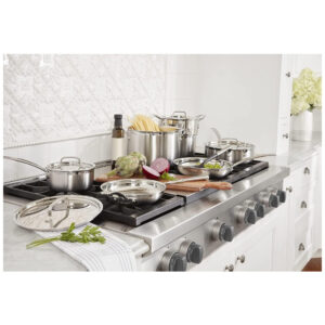 ECTQUWZQK7000B_4-3 jpg - Conjunto de Panelas e Frigideiras de Triplo Aço Inoxidável, 12 Peças, CUISINART MCP 12N, Prateado