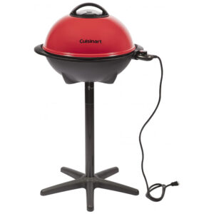 ECTQVB6JKVK90B_0 jpg - Churrasqueira Grill Elétrica 2 em 1 até 12 Porções com Chapa Antiaderente, 110V, Cuisinart CEG115, Vermelha