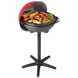 ECTQVB6JKVK90B_10 jpg - Churrasqueira Grill Elétrica 2 em 1 até 12 Porções com Chapa Antiaderente, 110V, Cuisinart CEG115, Vermelha