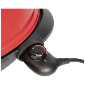 ECTQVB6JKVK90B_5 jpg - Churrasqueira Grill Elétrica 2 em 1 até 12 Porções com Chapa Antiaderente, 110V, Cuisinart CEG115, Vermelha