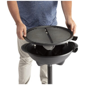 ECTQVB6JKVK90B_6 jpg - Churrasqueira Grill Elétrica 2 em 1 até 12 Porções com Chapa Antiaderente, 110V, Cuisinart CEG115, Vermelha