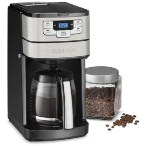 ECTQVPM4KCD80B_1-1 jpg - Cafeteira Elétrica Programável 12 Xícaras Programável e Automática, 1025W, 110v, CUISINART DGB 400, Cinza