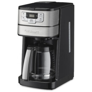 ECTQVPM4KCD80B_2-1 jpg - Cafeteira Elétrica Programável 12 Xícaras Programável e Automática, 1025W, 110v, CUISINART DGB 400, Cinza