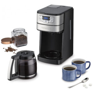 ECTQVPM4KCD80B_4-1 jpg - Cafeteira Elétrica Programável 12 Xícaras Programável e Automática, 1025W, 110v, CUISINART DGB 400, Cinza