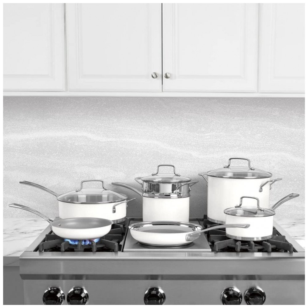 ECTQVR8Y19H90B_3 jpg - Jogo de Panelas com Revestimento Antiaderente, 11 Peças, Cuisinart MW89, Branco