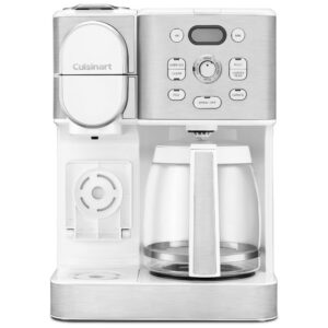 ECTQW8BDX8PB0B_1 jpg - Cafeteira Programável 1 Litro em Aço Inoxidável com Painel Digital, 110V 800W, Cuisinart, Branca