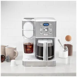 ECTQW8BDX8PB0B_3 jpg - Cafeteira Programável 1 Litro em Aço Inoxidável com Painel Digital, 110V 800W, Cuisinart, Branca