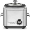 Panela de Arroz Elétrica, Aço Inoxidável, 4 Xícaras, 110v, CUISINART CRC 400, Prateado