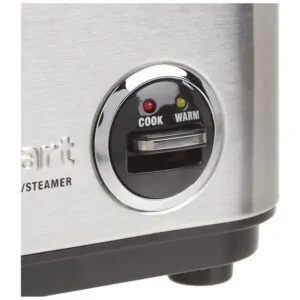 Panela de Arroz Elétrica, Aço Inoxidável, 4 Xícaras, 110v, CUISINART CRC 400, Prateado