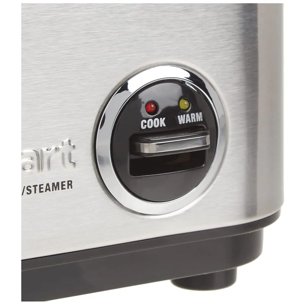 Panela de Arroz Elétrica, Aço Inoxidável, 4 Xícaras, 110v, CUISINART CRC 400, Prateado