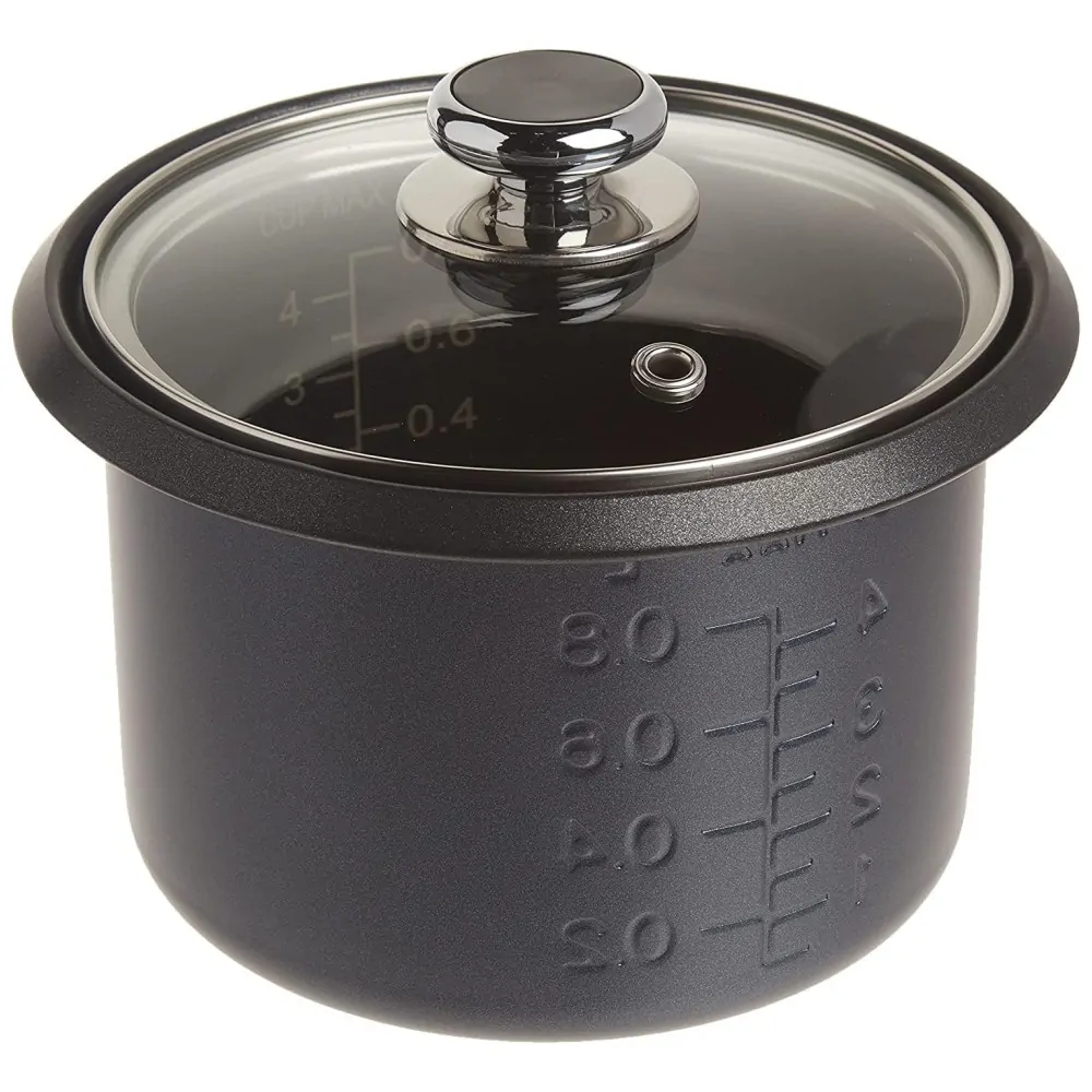 Panela de Arroz Elétrica, Aço Inoxidável, 4 Xícaras, 110v, CUISINART CRC 400, Prateado