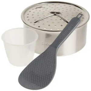 Panela de Arroz Elétrica, Aço Inoxidável, 4 Xícaras, 110v, CUISINART CRC 400, Prateado
