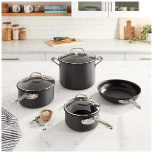 ECTQWH5OL1000B_6 jpg - Conjunto de Panelas Antiaderente em Aço Anodizado, 7 Peças, Cuisinart 66 7 Chefs Classic