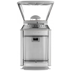 ECTQWL2R1HQ90B_1 jpg - Moedor de Café Elétrico 32 xícaras em Aço Inoxidável, 110V 150W, Cuisinart DBM8CGR, Cinza