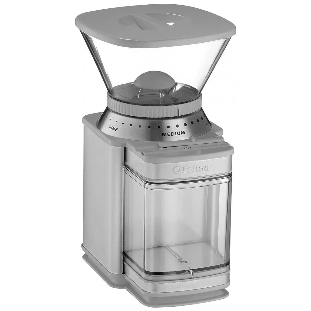 ECTQWL2R1HQ90B_2 jpg - Moedor de Café Elétrico 32 xícaras em Aço Inoxidável, 110V 150W, Cuisinart DBM8CGR, Cinza