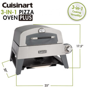 ECTQWXB3FYM90B_5 jpg - Forno de Pizza a Gás Portátil 3 em 1, Cuisinart CGG 403, Prata