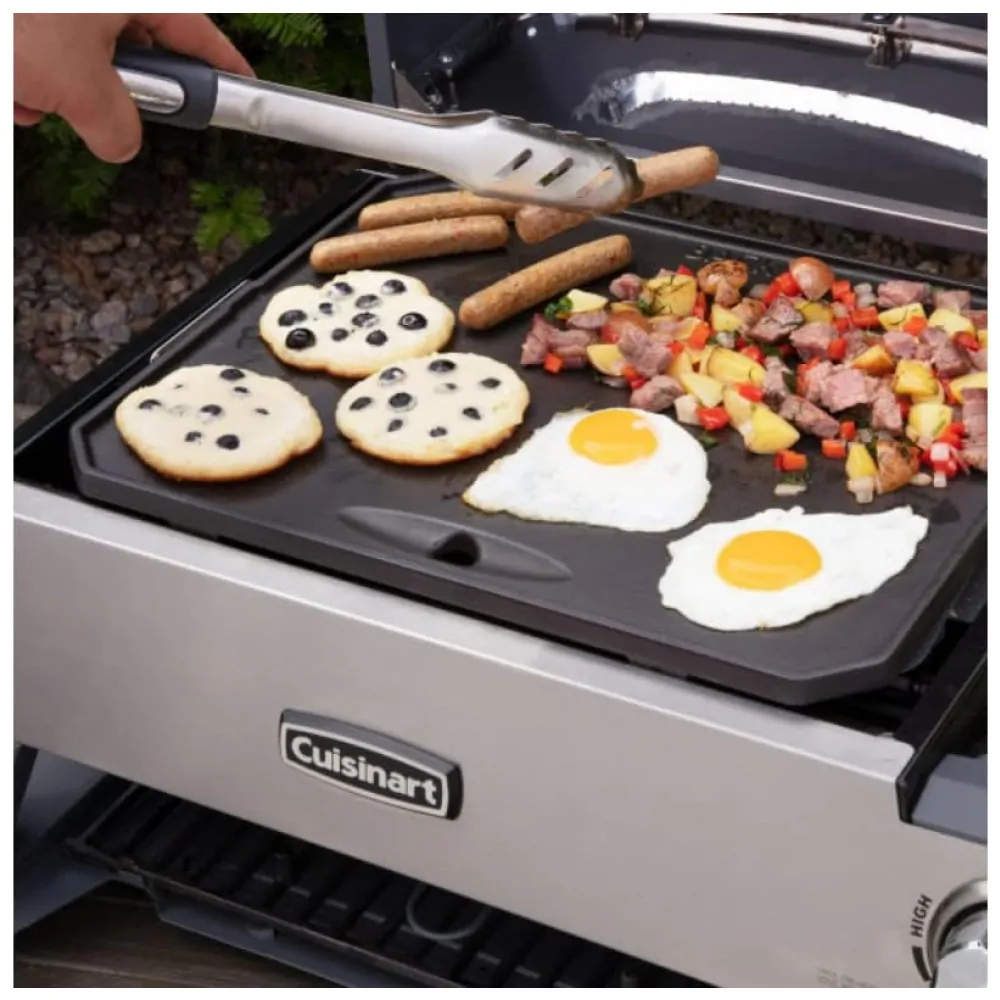 ECTQWXB3FYM90B_6 jpg - Forno de Pizza a Gás Portátil 3 em 1, Cuisinart CGG 403, Prata