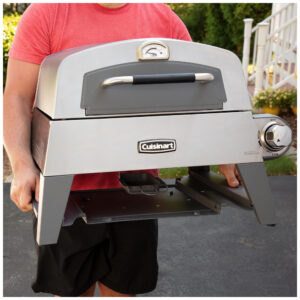 ECTQWXB3FYM90B_7 jpg - Forno de Pizza a Gás Portátil 3 em 1, Cuisinart CGG 403, Prata