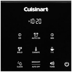 ECTQX2G24F480B_3 jpg - Cafeteira Elétrica Programável Touchscreen, 14 Xícaras, 110v, CUISINART DCC T20, Preto