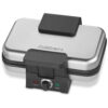 ECTQXDN3Z7470B_0-2 jpg - Máquina de Waffle, Pizzelle Press, 2 Fatias, 110v, CUISINART WM PZ10, Prateado