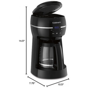 ECTQXDPFB7490B_6-3 jpg - Cafeteira Elétrica Programável Reservatório 1.8L com Tela LCD, 110v, CUISINART DCC 1500, Preto