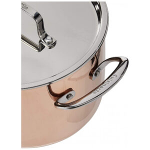 ECTQXG19DH670B_4-2 jpg - Conjunto de Panelas e Frigideiras Antiaderentes com Distribuição Uniforme, 5 Peças, Cobre, CUISINART CTPP 8, Dourado