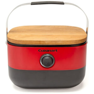 ECTQXXQCK2C70B_0 jpg - Churrasqueira, Grill a Gás, Portátil, CUISINART CGG 750, Vermelho