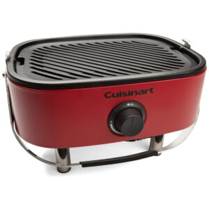 ECTQXXQCK2C70B_4 jpg - Churrasqueira, Grill a Gás, Portátil, CUISINART CGG 750, Vermelho