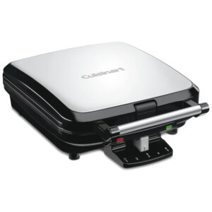 ECTQYO6PFE110B_4 jpg - Máquina de fle, 4 fatias, 5 Configurações, 1200W, 110v, CUISINART WAF 150C, Prateado