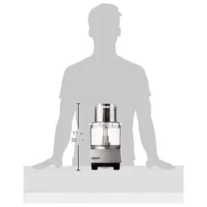 Processador Pro Personalizado Kit de Laminas 11 Xícaras Aço Inox. Escovado, 110v, CUISINART DLC 8SBCY, Cinza