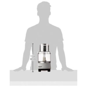 Processador Pro Personalizado Kit de Laminas 11 Xícaras Aço Inox. Escovado, 110v, CUISINART DLC 8SBCY, Cinza