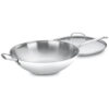 ECTQYQG3DN000B_0 jpg - Frigideira em Aço Inoxidável de 35 cm com Alça Auxiliar e Tampa de Vidro, Cuisinart 726 38H, Aço Inoxidável
