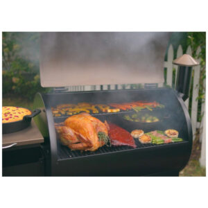 ECTQZC8JJ8S70B_2-3 jpg - Churrasqueira Elétrica, para 20 pessoas, 1600 W, marrom dourado, 110v, CUISINART CPG 6000, Marrom